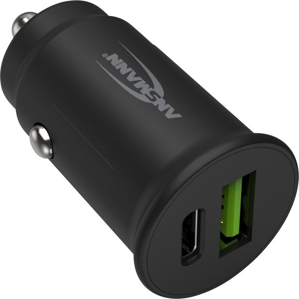 ANSMANN AG In-Car-Charger - USB-Kfz Ladegerät 30W für Smartphone, Tablet, etc. USB-Ladegerät