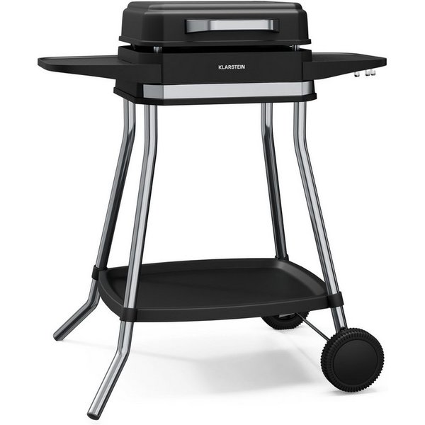 Klarstein Kontaktgrill Gatsby Elektrogrill 3050W Antihaft Indoor & Outdoor bis 240°C, 3050 W, Tischgrill BBQ-Standgrill mit Beschichtung für Garten Indoor