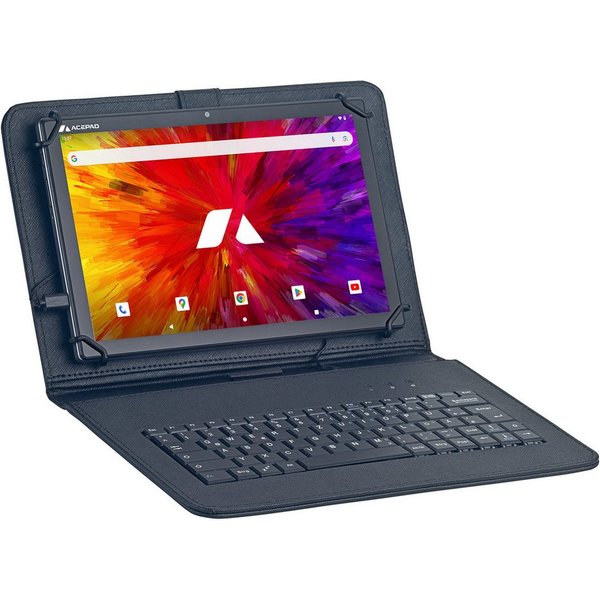 Acepad A131T Tablet mit Tastatur, LTE+WLAN, Performance T616 Prozessor Tablet (10,1", 128 GB, Android, 4G (LTE), Octa-Core, 10", WiFi, mit USB-Tastaturtasche)