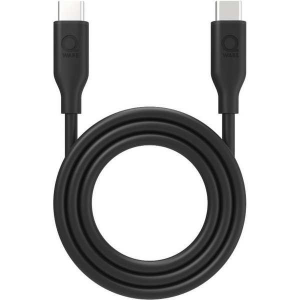 Qware Gaming USB-C auf USB-C Kabel – 60W 1 Meter Lade- und Datenkabel Smartphone-Kabel