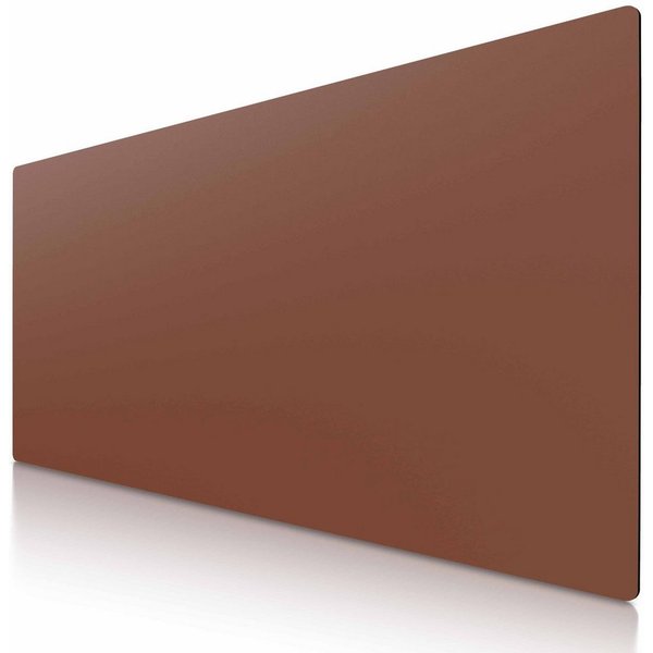 CSL Mauspad XXL Mousepad 900 x 400 x 3 mm, Tischunterlage, Elegante Leder Optik (1-St), rutschfest, abwaschbar, Office Schreibtischunterlage, braun
