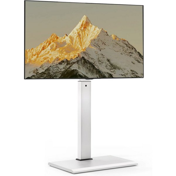 FITUEYES TV-Ständer ±30° schwenkbar, höhenverstellbar, 32-65 Zoll, (bis 65 Zoll, Metallbodenplatte)