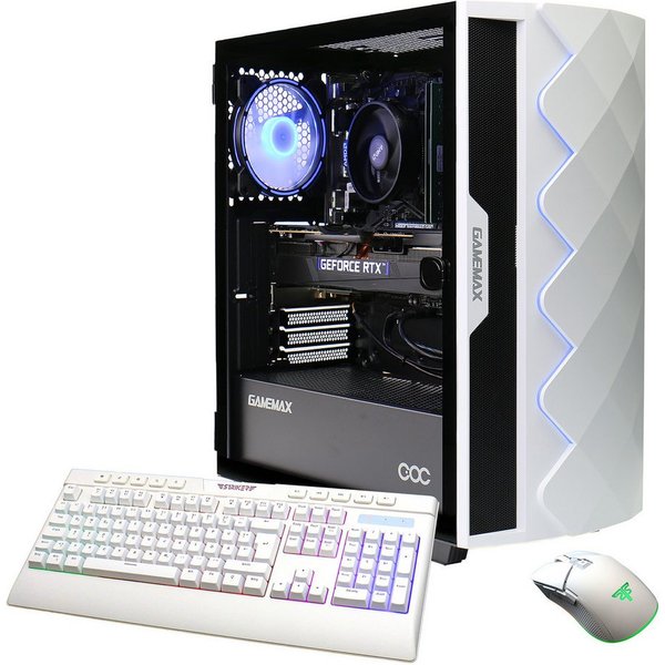 GAMEMAX Diamond WT 7798 AMD Ryzen 7 5700X RTX 5060 16GB 1TB SSD Gaming-PC (AMD Ryzen 7 5700X, RTX 5060, 16 GB RAM, 1000 GB SSD, Luftkühlung, Windows 11)