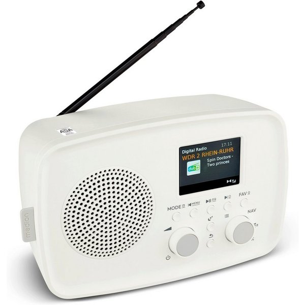 Medion® Audio-System MEDION LIFE DAB+ Radio DRE-1 (MD89288) (5 W, Bluetooth 5.3)