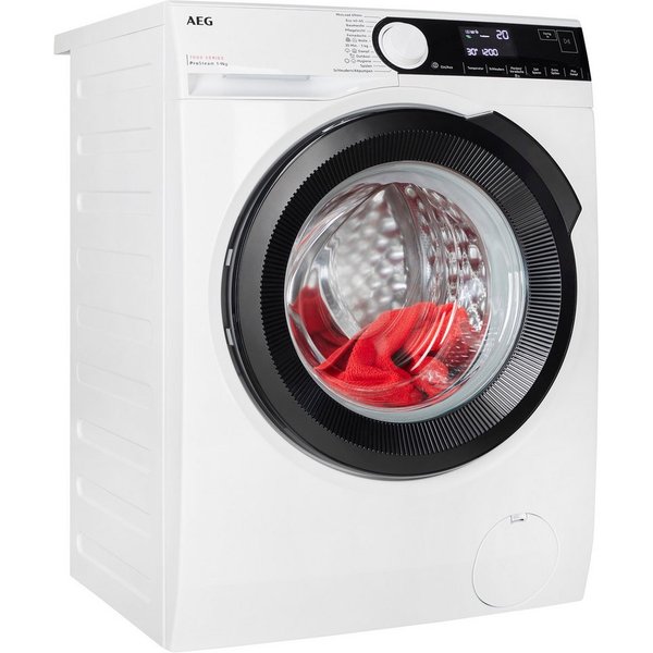 AEG Waschmaschine 7000 ProSteam® LR7GA49FL, 9 kg, 1400 U/min, ProSteam® - Auffrischen mit Dampf, reduziert Falten in 25 Min.