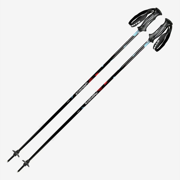 MSports® Skistöcke Skistöcke inkl. Schneeteller Unisex I Aluminium