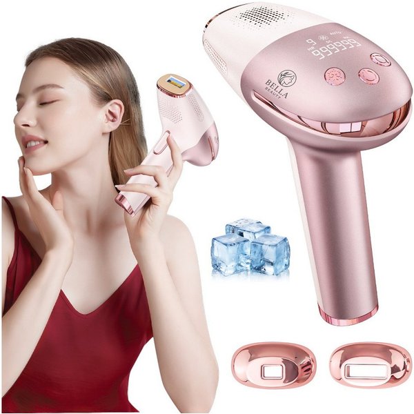 BELLABEAUTY IPL-Haarentferner IPL Haarentfernung, IPL Laser Kühlfunktion, IPL Haarentfernungsgerät, 999999 Lichtimpulse, 999.999 Lichtimpulse, 999.999 Lichtimpu