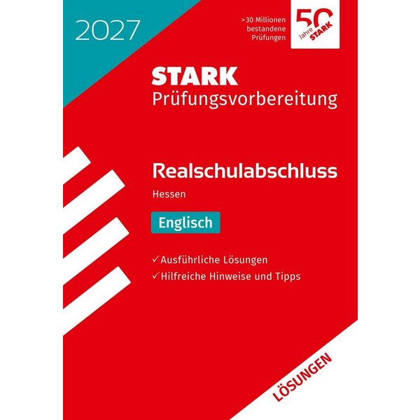 STARK Lösungen zu Englisch - Realschulabschluss 2027 Hessen - Prüfungs / diverse
