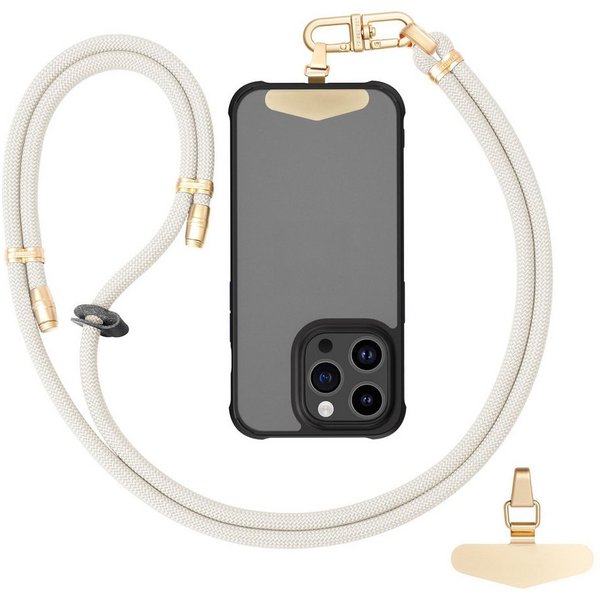 Coonoor Handykette Universal zum Umhängen, Handy Lanyard, Stabil Handyband, mit Kordel Smartphonekette für Holiday, Outdoor, Reise