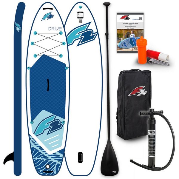F2 SUP-Board F2 SUP Stand Up Paddle Board Drive 372cm 12,2 Weiss, Stand up paddle board
