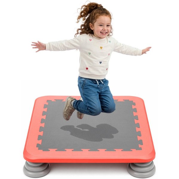 Youyijia Kindertrampolin Trampolin für Kinder – Mini Trampolin mit Rutschfester Oberfläche