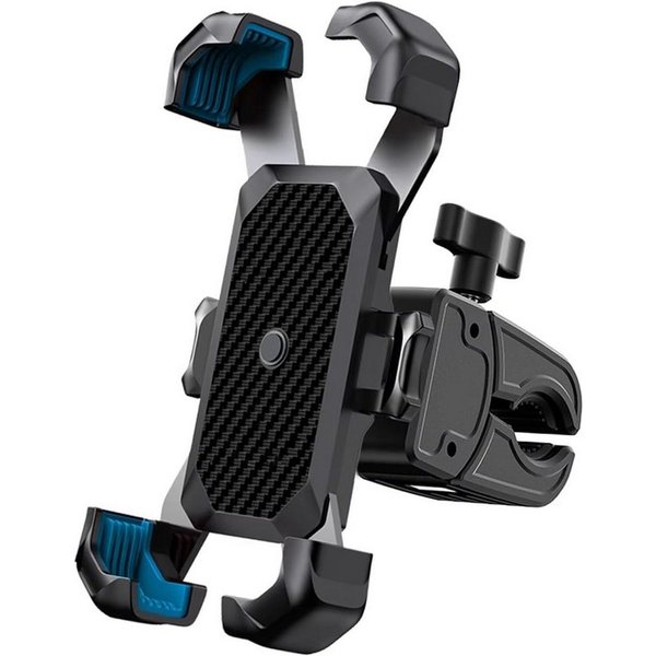 FELIXLEO Motorrad Handyhalterung 360 Drehbar Rutschfest Lenker Navi Halterung Smartphone-Controller (1 St)