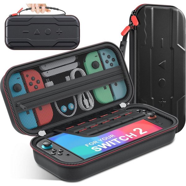 SURFOU Nintendo-Schutzhülle Tasche Kompatibel mit Nintendo Switch 2 Zubehör Hülle Tragetasche Kompatible Displaygröße: 7,9 zoll, nintendo switch 2 tasche mit 10