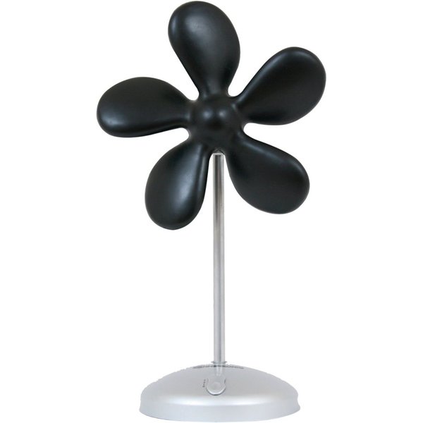 Sonnenkönig Tischventilator Flower Fan schwarz, Leistung 9W, Tischventilator, fürs Kinderzimmer, PU-Schaum, frischer Trend, 5 Ventilationsblätter