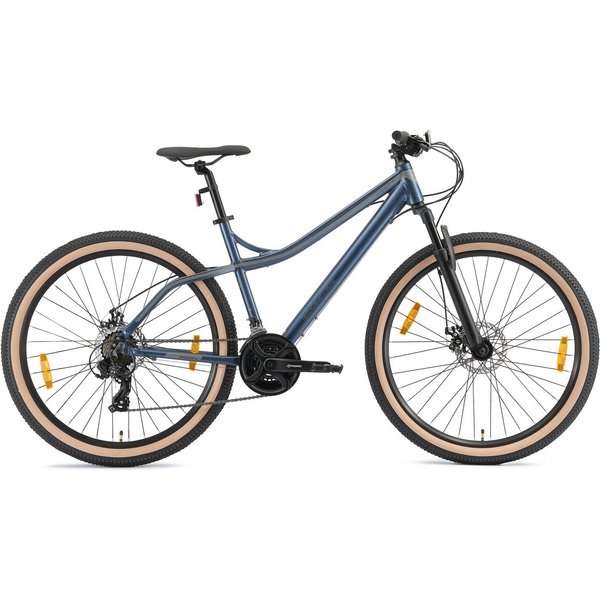 Bikestar Mountainbike, 21 Gang Shimano RD-TY300 Schaltwerk, Kettenschaltung, für Damen und Herren, Kettenschaltung