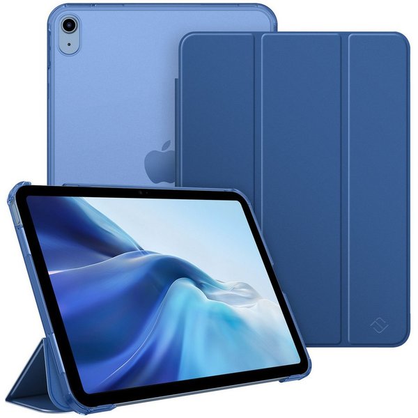 Fintie Tablet-Hülle für iPad 11. Generation 2025 (A16) 11 Zoll, iPad 10. Generation 2022 10.9 Zoll, Ultradünn Case mit transparenter Rückseite Abdeckung, Auto S