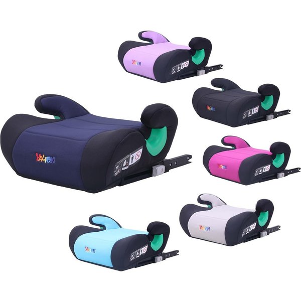 Yalion Kindersitzerhöhung YALION Kindersitzerhöhung mit ISOFIX ECE R129 (i-Size) für Kinder, ab: ca.6Jahren, bis: 10Jahren, (3-Punkt-Gurt), i-Size Sitzerhöhunge