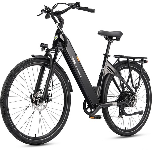TTGO E-Bike Cityrad 28 Zoll, 150km Reichweite, C3 2.0, Elektrofahrrad, 650Wh Pedelec, 7 Gang SHIMANO, Kettenschaltung, Heckmotor, 650 Wh, 5 Unterstützungsstufen