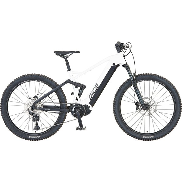 Prophete E-Bike Mountainbike Prophete Dice 5.0, 12 Gang Shimano Deore Schaltwerk, Kettenschaltung, Mittelmotor, 720 Wh, Pedelec, Elektrofahrrad für Damen u. Her