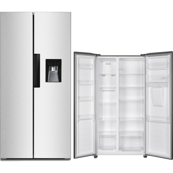 PKM Side-by-Side SBS450NFDWDEIX, SBS450NFDWDEW, 177.00 cm hoch, 91.00 cm breit, NoFrost, Tür-offen-Alarm, Holiday Modus