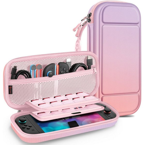 Fintie Nintendo-Schutzhülle Tasche für Nintendo Switch 2(2025 Modell) - Tragetasche, mit 20 Spielkartenhaltern und Haltegurt für Switch Konsole und Zubehör