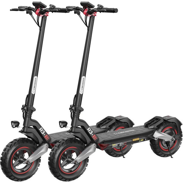 iSinwheel E-Scooter Offroad Elektroroller mit Straßenzulassung, 20 km/h, (1 tlg), 100km Reichweite, praktisch, zusammenklappbar und leistungsstark