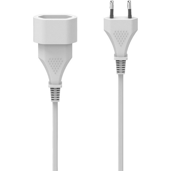 Hama Verlängerungskabel 3m Eurostecker & Eurokupplung Weiß - Hama Verlängerungskabel
