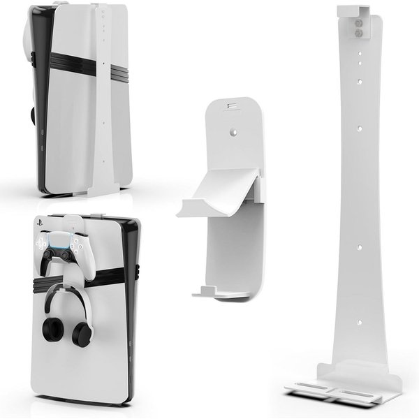 FELIXLEO Wandhalterung Set für PS5 Slim Konsole mit Controller und Headset (1 St)