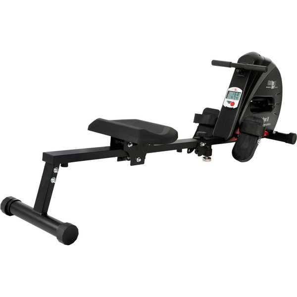 Christopeit Sport® Rudergerät Cambridge II Black Edition (120 kg max. Benutzergewicht, Sport), Rudermaschine, Seilzug, klappbar