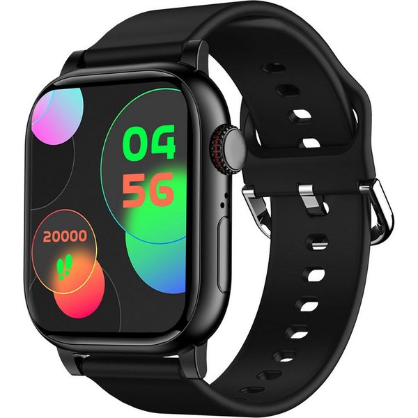 JTC24 Smartwatch SWS14 Smartwatch, 5,1 cm Display, Schrittzähler, Gesundheitsfunktionen, wasserfest