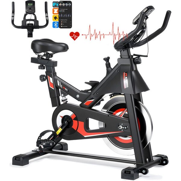 kehot Heimtrainer 3in1 Heimtrainer Fahrrad, Kardio Training,Starker Widerstand,bis 150kg (Mit App, Herzfrequenzsensor & LCD Monitor für Präzises Traaining, Prof