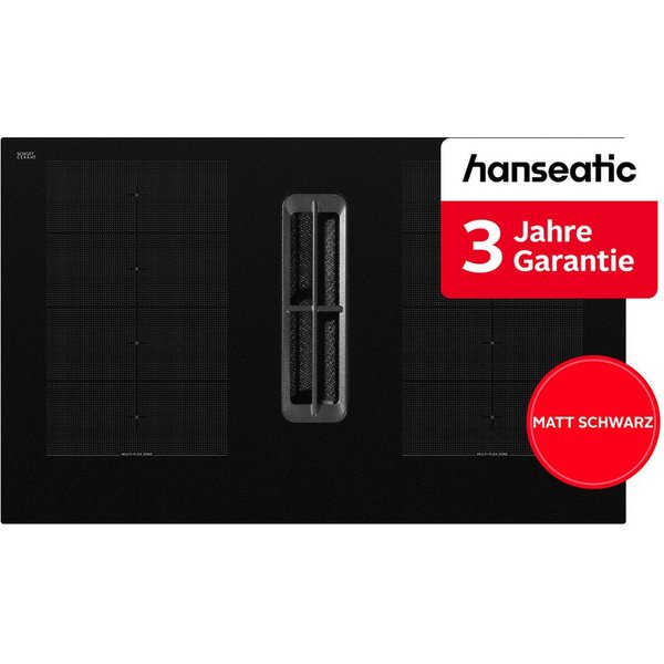 Hanseatic Kochfeld mit Dunstabzug HDI4B9074SBMB, inkl. 3 Jahre Herstellergarantie