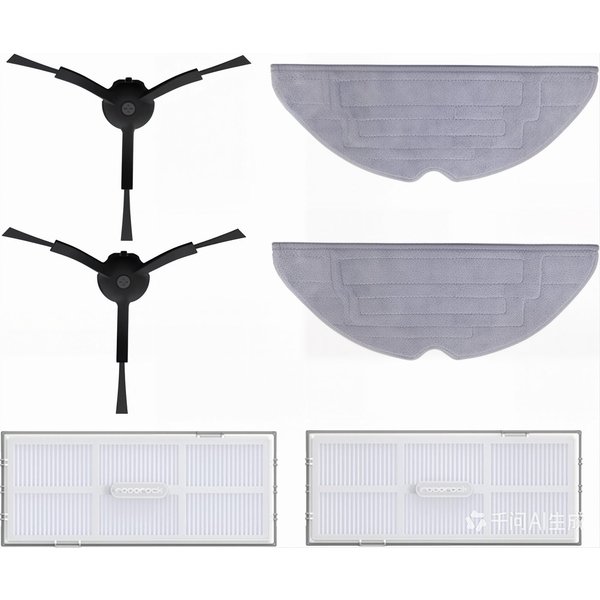 Roborock Staubsaugerdüsen-Set Original Zubehör für S7/S7 Max Ultra/S7 Maxv Ultra/S8/S8+/S8 Pro Ultra, (Spar-Set)
