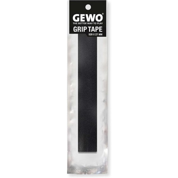 Gewo Tischtennisschläger Tischtennis Griffband – Selbstklebend Grip Tape, 27*520mm, schwarz