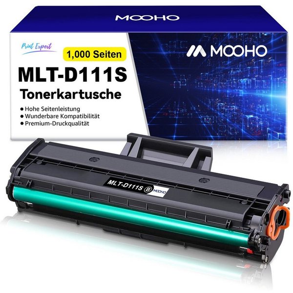 MOOHO Tonerpatrone Kompatibler für SAMSUNG MLT-D111S D111L Neu Mit Chip, (1-St)
