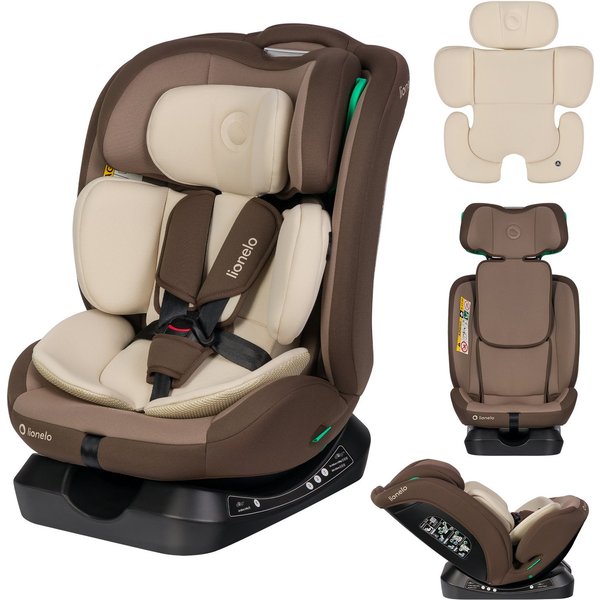 lionelo Autokindersitz AART I-SIZE, ab: ab Geburt, bis: 12 Jahre, ab: 40,00 cm, bis: 150,00 cm, (Autositz, Bedienungsanleitung, Verkleinerungseinsatz, Lendenein