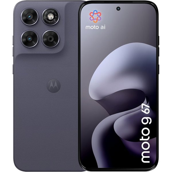 Motorola Moto G67 Smartphone (128 GB Speicherplatz, 5G, Speichererweitung per microSD-Karte, Android 16)
