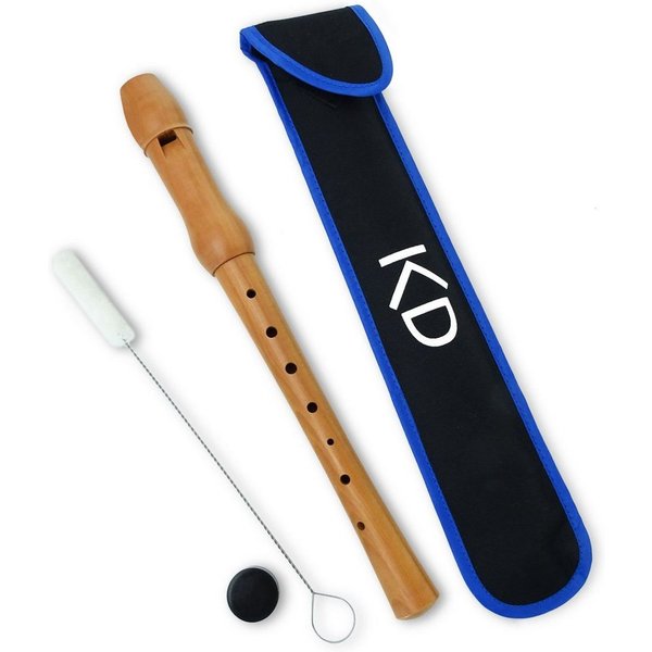 keepdrum Blockflöte keepdrum Sopran Blockflöte Deutsche Griffweise Deutsche Griffweise, Mit Zubehör und Tasche, mit Pflegeset