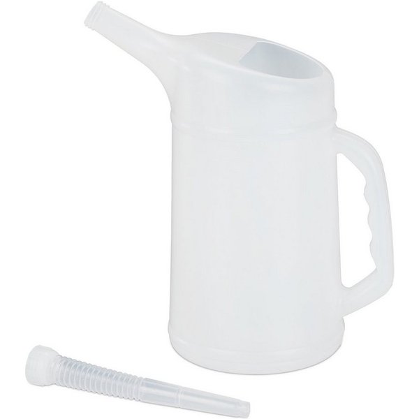 relaxdays Ölkanne mit Einfüllstutzen, 2 l, (1-St), 2 Liter