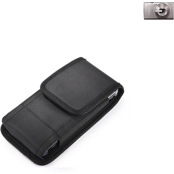K-S-Trade Kameratasche für Canon IXUS 285 HS, Holster Gürteltasche Holster Gürtel Tasche wasserabweisend Handy
