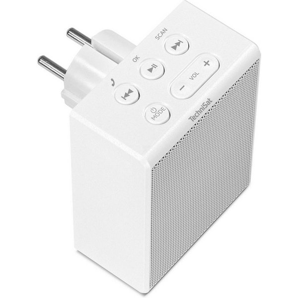 TechniSat VIOLA Steckdosenradio Steckdosen-Radio (FM-Tuner mit RDS, 1.5 W, Steckdosenbetrieb, Bluetooth 5.3, Freisprechfunktion)