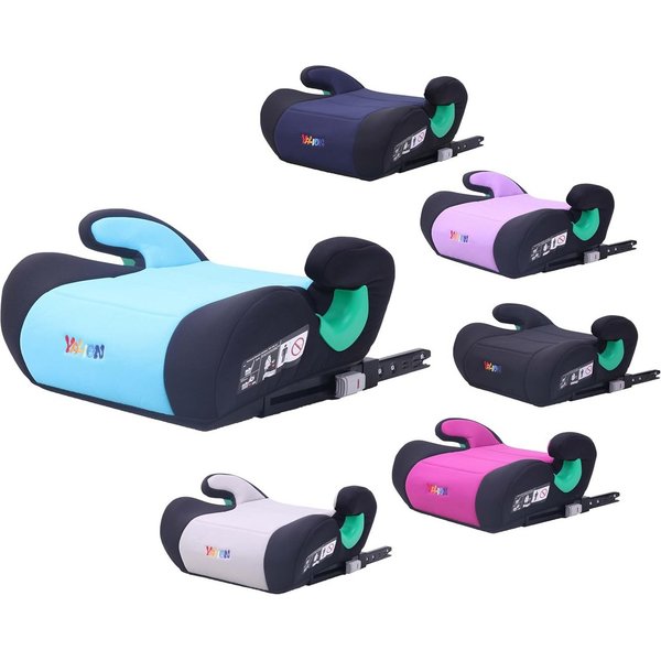 Yalion Kindersitzerhöhung YALION Kindersitzerhöhung mit ISOFIX ECE R129 (i-Size) für Kinder, ab: ca.6Jahren, bis: 10Jahren, (3-Punkt-Gurt), i-Size Sitzerhöhunge