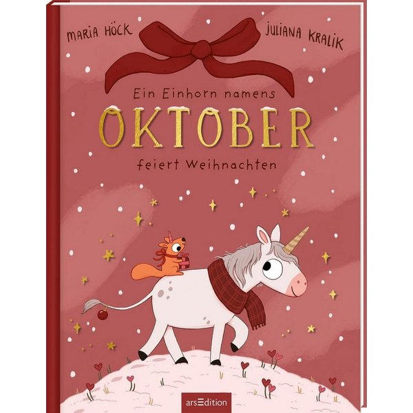 Ein Einhorn namens Oktober feiert Weihnachten / Maria Höck