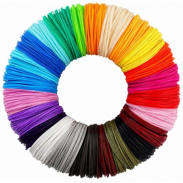 R2 Invest 3D-Drucker-Stift Filament Nachfüllset für 3D Stifte 100 m PLA Mehrfarbig 1,75 mm