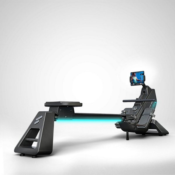 Sportstech Rudergerät sRow Lite, LED Knob-Display - Bluetooth - LED-Beleuchtung