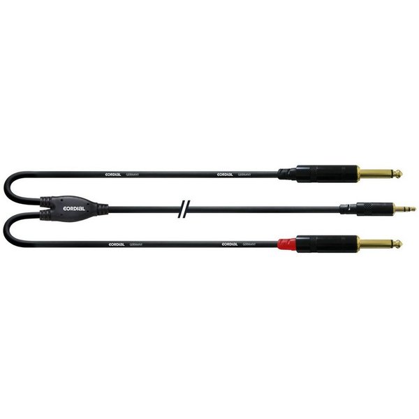 Cordial Audio-Kabel, CFY 3 WPP Y-Audio-Kabel 3 m - Insertkabel