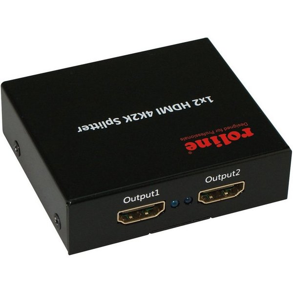 ROLINE HDMI Video-Splitter Audio- & Video-Adapter, 4K, 2fach