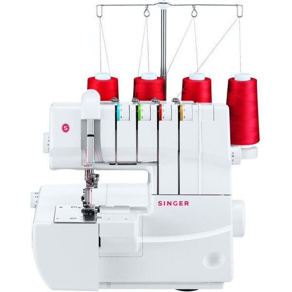 Singer Coverstich-Nähmaschine - 14T970C Coverstitch, 2-3-4 Fadensystem, Zwillingsnadel-Effekt