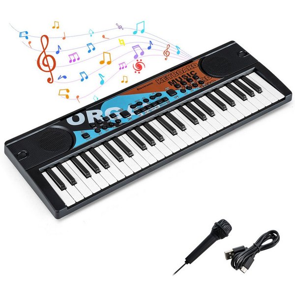 COSTWAY Home-Keyboard (1-St), Kinder Klavier Keyboard, Musikinstrument-Spielzeug, für Kinder
