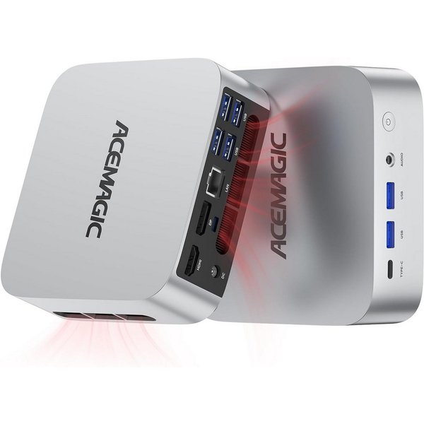 ACEMAGIC M1 AMD Ryzen7 7735HS,24GB LPDDR5, 1TB NVMe SSD, Triple-Display Mini-PC (AMD AMD Ryzen7 7735HS, 24 GB LPDDR5 GB RAM, 1024 GB SSD, Windows 11 Pro, bis zu